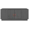vidaXL Table basse Gris 100x50x41 cm Bois massif de pin