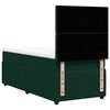 vidaXL Sommier &agrave; lattes de lit avec matelas Vert fonc&eacute; 90x190 cm