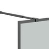 vidaXL &Eacute;cran de douche 100x195 cm Verre tremp&eacute; fonc&eacute;