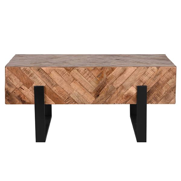LABEL51 Table basse Float 90x60x40 cm bois/noir