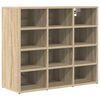 vidaXL Cabinet &agrave; chaussures 77,5 x 30 x 67 cm Bois d'ing&eacute;nierie