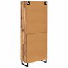 vidaXL Haut Armoire 2 pcs Bois Ancien 69,5 x 34 x 180 cm