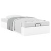 vidaXL Cadre de lit ottoman sans matelas blanc 90x200 cm similicuir