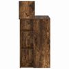 vidaXL Bureau Ch&ecirc;ne fum&eacute; 90 x 48 x 101,5 cm Bois d'ing&eacute;nierie