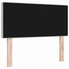 vidaXL T&ecirc;te de lit LED avec t&ecirc;te de lit Gris clair 100 cm Polyester