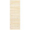 vidaXL Lattes de lit 70x200 cm bois de pin massif