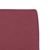 vidaXL Chaise longue Rouge bordeaux 52x75x76 cm Tissu