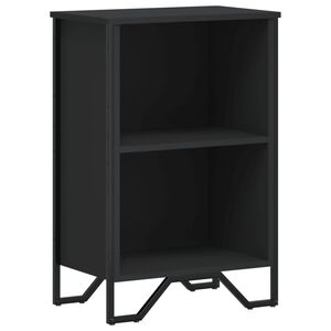 vidaXL Biblioth&egrave;que noir 50x31x74,5 cm bois d'ing&eacute;nierie