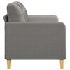 vidaXL Canap&eacute; &agrave; 2 places Gris fonc&eacute; 140 cm Tissu