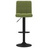 vidaXL Tabouret de bar Vert clair Velours