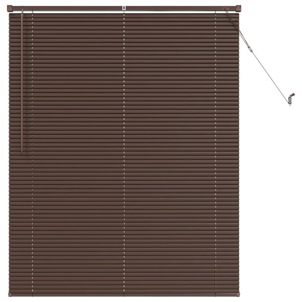 vidaXL Store V&eacute;nitien Marron fonc&eacute; avec motif 150 x 120 cm PVC