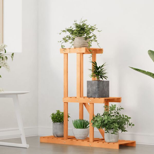 vidaXL Support &agrave; fleurs 81x25x75,5 cm bois massif de sapin