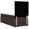 vidaXL Sommier &agrave; lattes de lit avec matelas Marron fonc&eacute; 80x200 cm