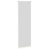 vidaXL Store enrouleur occultant blanc cass&eacute; largeur du tissu 40,7 cm