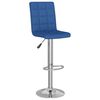 vidaXL Tabourets de bar lot de 2 bleu tissu