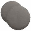 vidaXL Coussins de si&egrave;ge 2 pcs Gris clair &Oslash; 40 cm