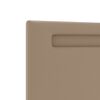 vidaXL T&ecirc;te de lit LED Cappuccino 100 cm Cuir synth&eacute;tique