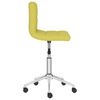 vidaXL Chaises pivotantes &agrave; manger lot de 4 vert tissu