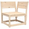 vidaXL Salon de jardin 8 pcs Bois de pin massif