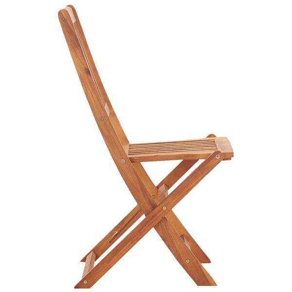 vidaXL Chaise Marron Bois d'acacia