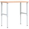 vidaXL &Eacute;tabli 100x(55-60)x(73-99,5) cm bois massif de h&ecirc;tre