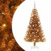 vidaXL Sapin de No&euml;l Dor&eacute; 150 cm PET
