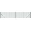vidaXL Cl&ocirc;ture en treillis m&eacute;tallique et piquet d'ancrage vert 2,2x10m
