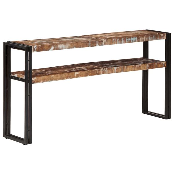 vidaXL Table console 150x30x75 cm Bois de r&eacute;cup&eacute;ration solide