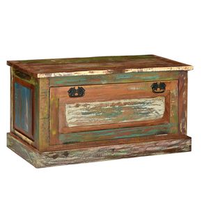 vidaXL Banc de rangement de chaussures Bois de r&eacute;cup&eacute;ration