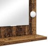 vidaXL Miroir de vanit&eacute; avec miroir Bois Ancien 60 x 55 x 18 cm
