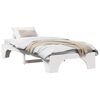 vidaXL Cadre de lit Blanc 75 x 190 cm Pin massif