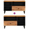 vidaXL Meuble TV 80x33x46 cm bois d'acacia massif