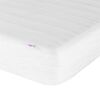 vidaXL Lit avec matelas noir 160x200 cm tissu