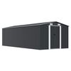 vidaXL Abri de jardin 257x580x181 cm M&eacute;tal Anthracite