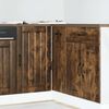 vidaXL Meuble bas de cuisine Lucca ch&ecirc;ne fum&eacute; bois d'ing&eacute;nierie