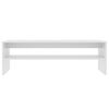 vidaXL Table basse Blanc 100x40x40 cm Bois d'ingénierie
