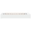 vidaXL Cadre de lit sans matelas blanc 90x200 cm