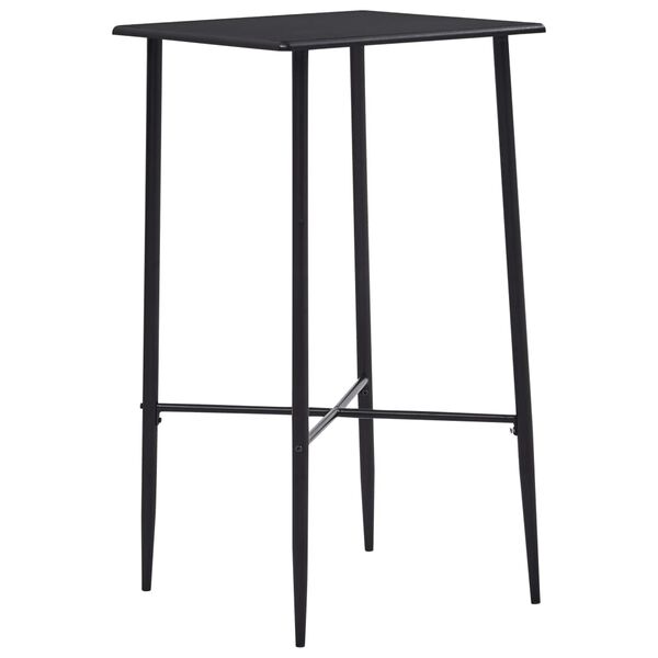 vidaXL Ensemble de bar 5 pcs Plastique Noir