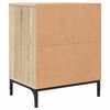 vidaXL Cabinet de chevet avec tiroir Ch&ecirc;ne sonoma 49 x 36 x 61 cm