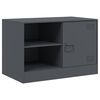 vidaXL Meubles TV 2 pcs anthracite 67x39x44 cm acier