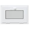 vidaXL Fenêtre de sous-sol RISOR 60x40 cm inclinable 3 vitrages blanc