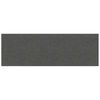 vidaXL T&ecirc;te de lit murale 12 pc 90 x 30 cm Gris fonc&eacute; tissu