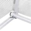 vidaXL Serre avec cadre en acier blanc 36 m&sup2; 6x6x2,85 m
