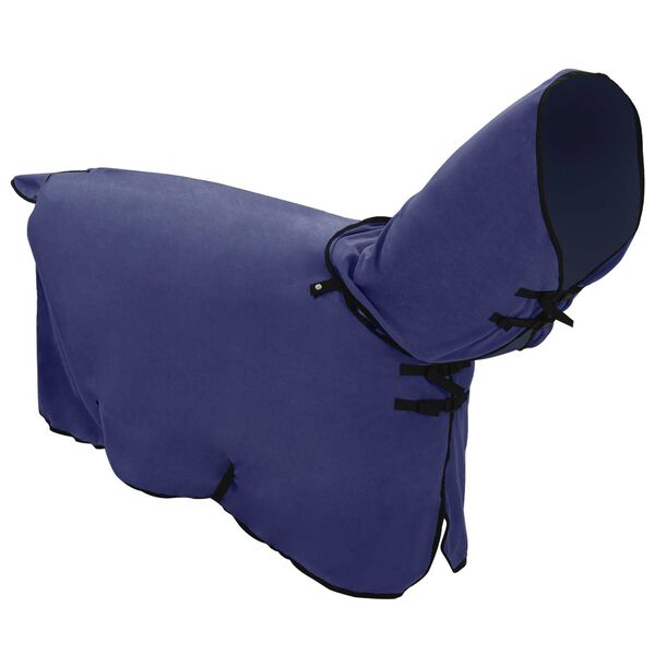 vidaXL Couverture &Eacute;quine Bleu marine Polyester