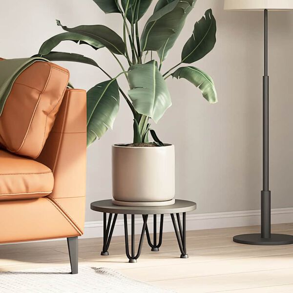 vidaXL Pieds en &eacute;pingle &agrave; cheveux pour table basse 4 pi&egrave;ces Noir 20 cm Acier massif