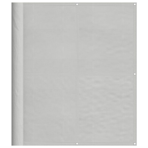 vidaXL &Eacute;cran de balcon gris clair 120x400 cm 100% polyester oxford