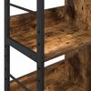 vidaXL &Eacute;tag&egrave;re Ch&ecirc;ne fum&eacute; 82 x 32 x 112 cm Bois d'ing&eacute;nierie
