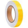 vidaXL Bande r&eacute;fl&eacute;chissante Jaune 2,5 cmx20 m PVC