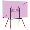vidaXL Support TV chevalet pour &eacute;cran 37-86 pouces max VESA 400x600 mm