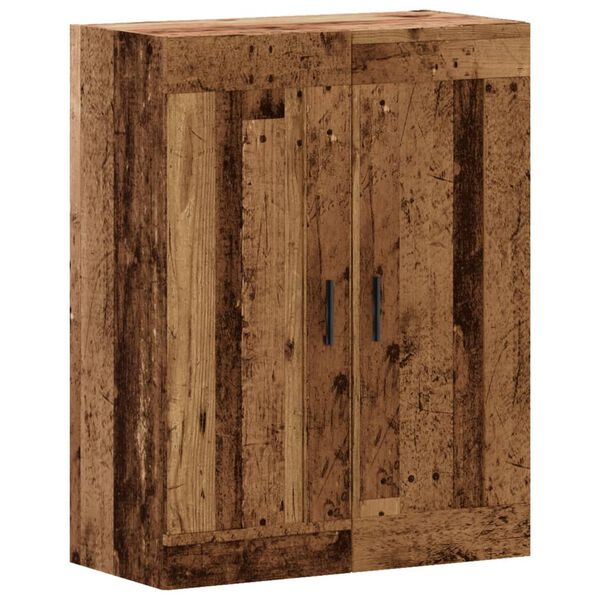 vidaXL Armoire murale vieux bois 69,5x34x90 cm bois d'ingénierie